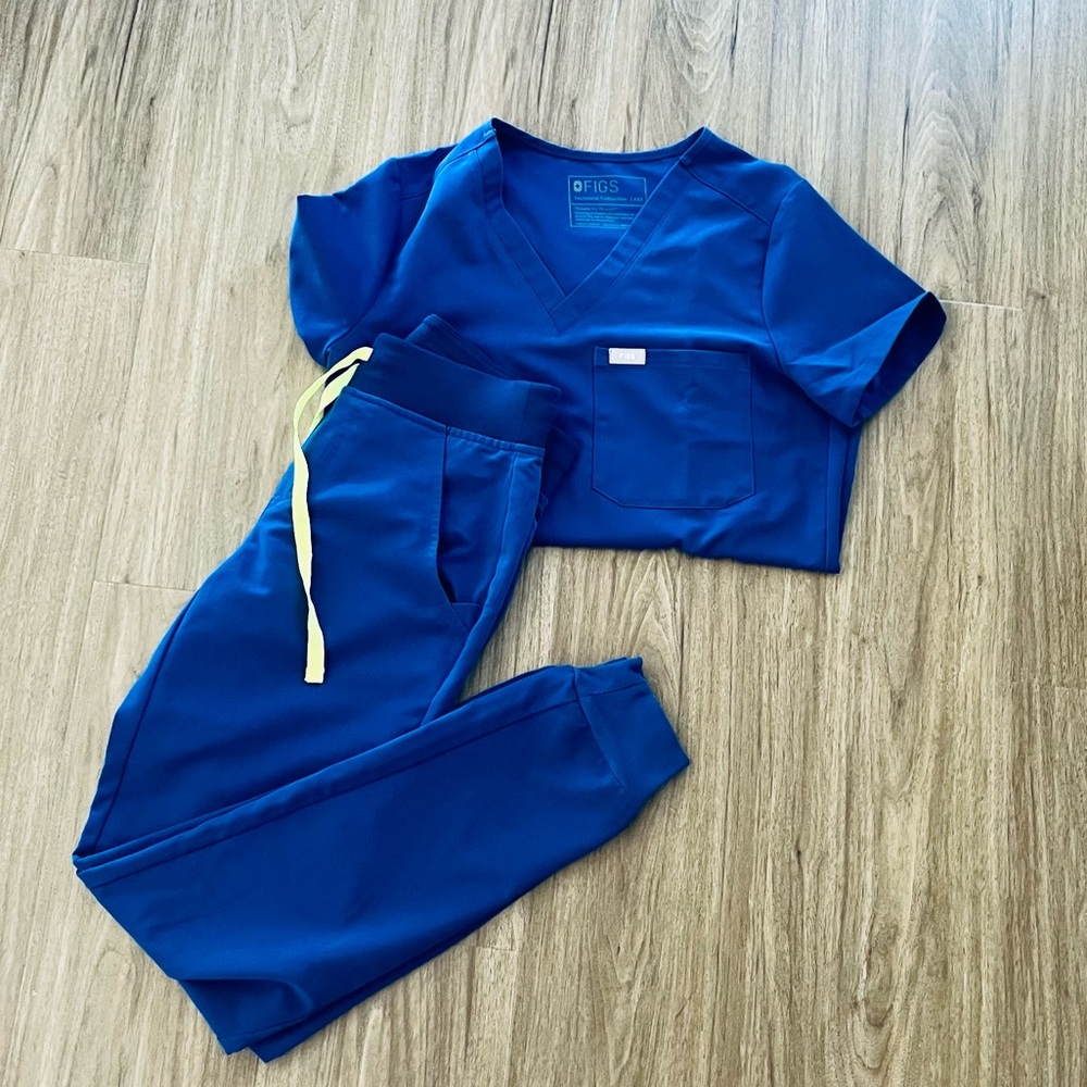 FIGS Scrub Set XXS Blue